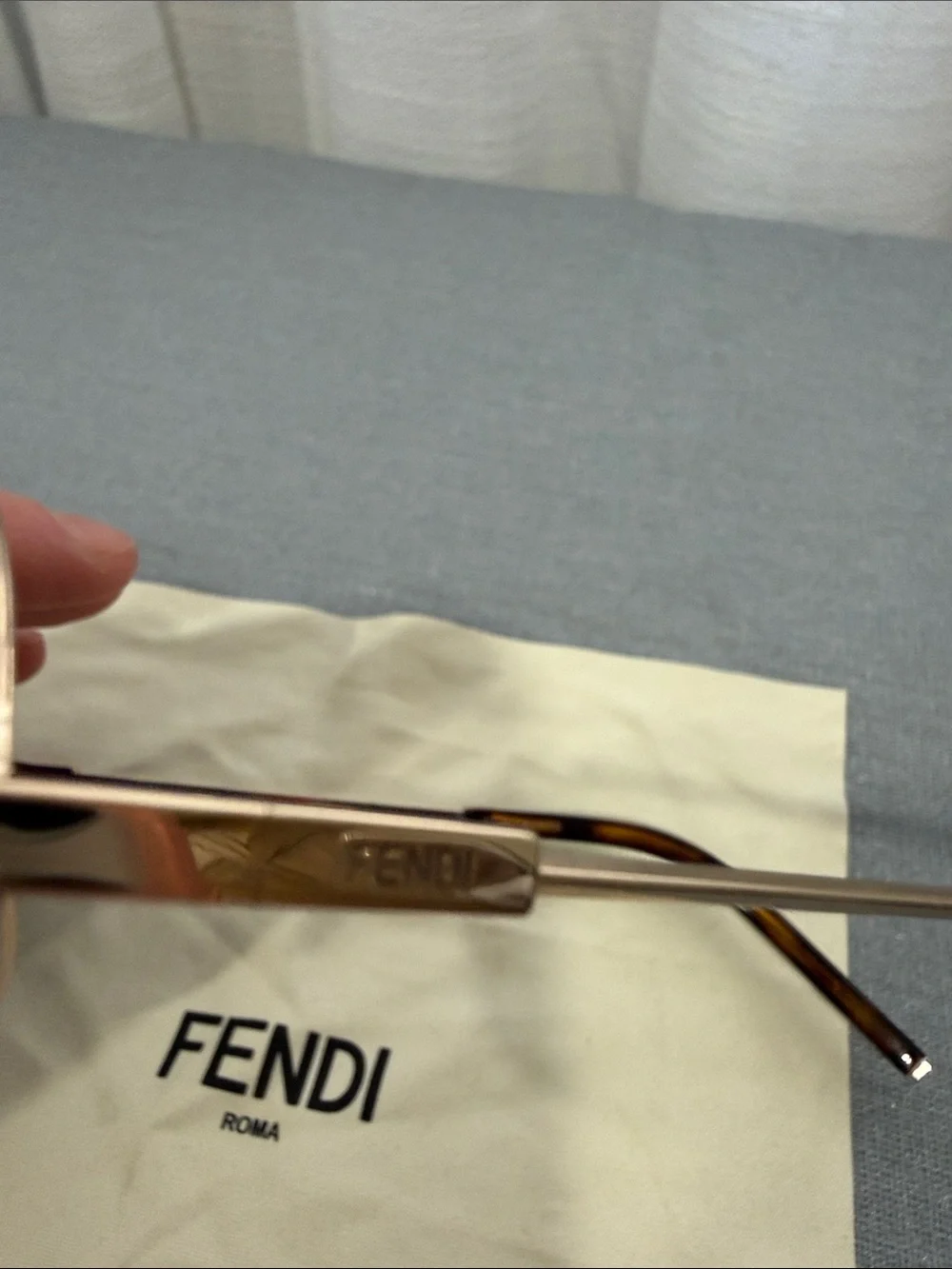 Fendi Round Sunglasses FF0221S J5GQT Gold/Havana
